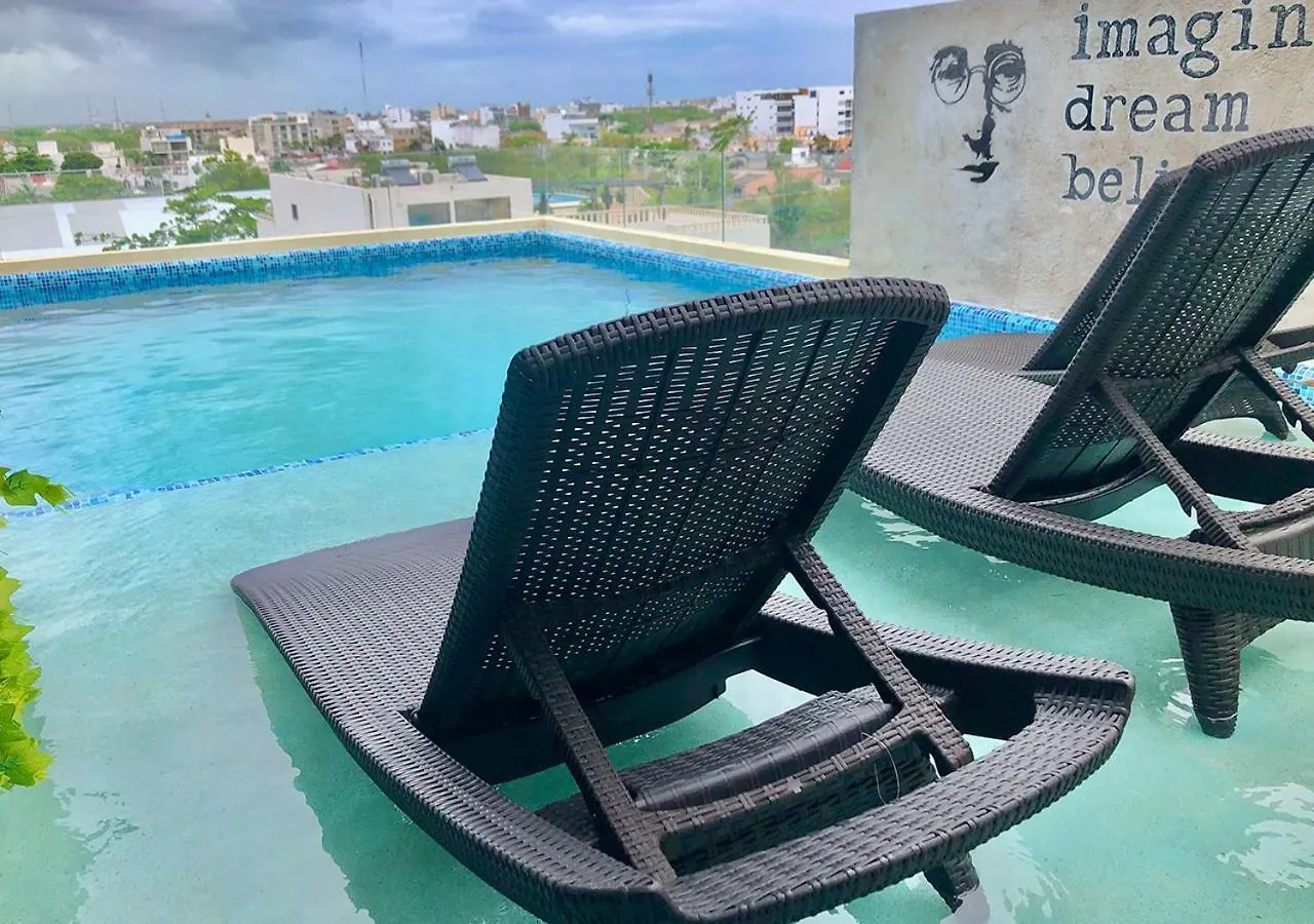 Vintage And Modern Studio Con Alberca En Rooftop Believe Playa del Carmen 0*,  Mexico