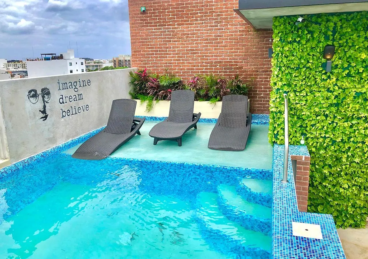 Vintage And Modern Studio Con Alberca En Rooftop Believe Playa del Carmen Apartment